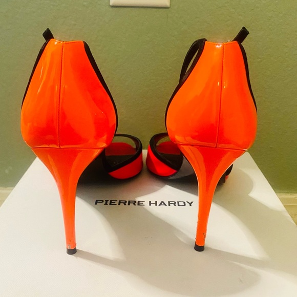Pierre Hardy Skinissimo Neon Pink/Orange Stilettos - Picture 9 of 17